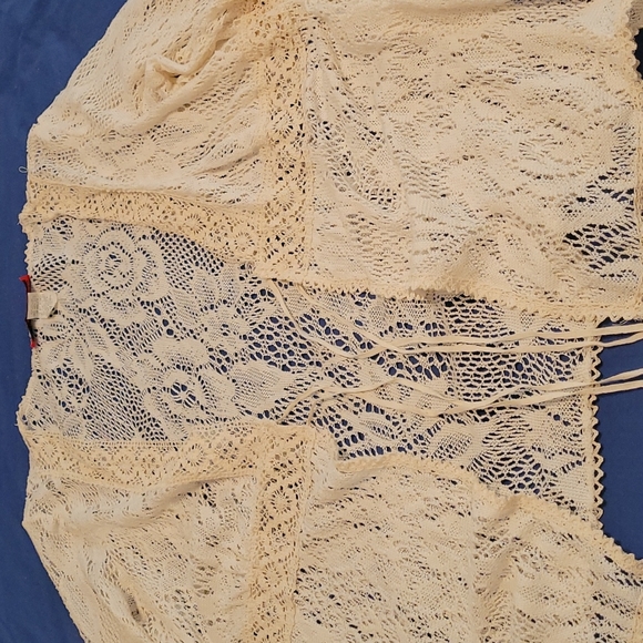 Cotton lace sweater - Picture 11 of 12